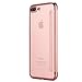 iPhone 8 Plus Case,iPhone 7 Plus Case, LONTECT Slim PU Leather Folio Flip Case with Card Slot & Clear Soft TPU Back Cover for Apple iPhone 8 Plus/iPhone 7 Plus - Rose Gold