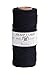 Hemptique 100% Hemp Cord Spool - 62.5 Meter Hemp String - Made with Love - No. 20 ~ 1mm Cord Thread for Jewelry Making, Macrame, Scrapbooking, DIY, & More - Black