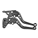 GZYF Motorcycle CNC Pair Short Black Brake Clutch Levers for Kawasaki Ninja 250R 2008-2012/ Ninja 300 2013