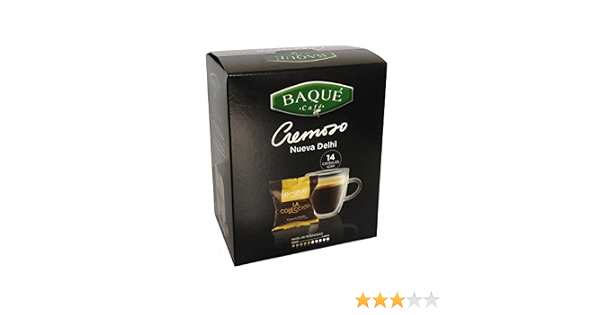 Cafés Baqué Cápsulas La Colección Nueva Delhi - 98 gr : Amazon.es:  Alimentación y bebidas