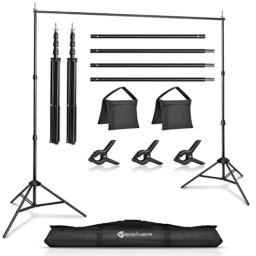 Yesker Photo Video Studio 10ft Adjustable Backdrop Stand, Background