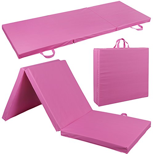 image for ZENY Tri-Fold 6'x2'x2'' Folding Exercise Gymnastics Gym Aerobics Mats 