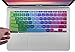 Colorful Keyboard Cover Compatible 2019 2018 ASUS Chromebook C523NA 15.6
