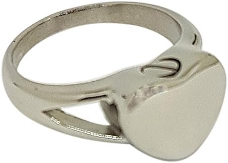 Heart Urn Ring - Polished Stainless Steel - Sizes 6/7/8 - Cremation Urn Jewelry (8)