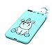 iPhone 7 Plus Case, iPhone 8 Plus Case, DAMONDY 3D Cartoon Animals Cute Pattern Soft Gel Silicone Slim Design Rubber Thin Protective Cover Phone Case for iPhone 7 Plus/iPhone 8 Plus-Cute Unicorn