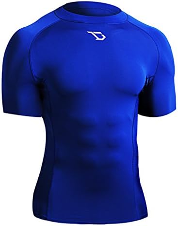 Defender New Men's Cool Compression Sports Tights Skin Clothe Baseball BL_2XL
