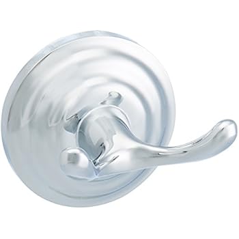 AmazonBasics AB-BR800-PC Towel and Robe Hook, Polished Chrome