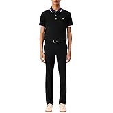 Lacoste Men's Slim Fit Stretch Cotton Chino Pants, Black, 42/34