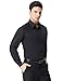 Stylish Casual Slim Fit Basic Designed Button Down Shirts PJ5252-1 M Black