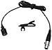 PYLE-PRO PLSMS30 Lavalier Lapel Clip On Microphone, Wired, Uni-Directional, 4pin Mini XLR, Ideal for TV Broadcasters, Singers, Lecturers, Musicians, DJs, Actors, MCs