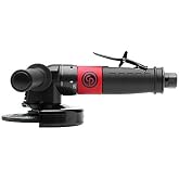 Chicago Pneumatic CP3550-120AB5 - Air Grinder Tool, Welder, Woodworking, Automotive Car Detailing, Stainless Steel Polisher, Right Angle Grinder, 5 Inch (125 mm), 1.48 HP / 1100 W - 12000 RPM