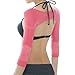 Ausom Womens Long Sleeve Shaper Slimmer Arm Shapers Back Shoulder Support Wrap Correct Posture Corrector Humpback Prevent Shaperwear