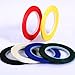 Outus 6 Pieces 3 mm Width Graphic Chart Tape Grid Art Tape Marking Tapes Whiteboard Gridding Tape Self-Adhesive Tape, 6 Colors
