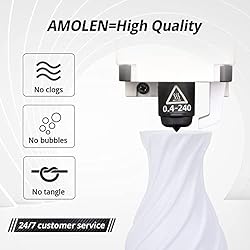 AMOLEN TPU Filament 1.75mm,Flexible Filament 3D