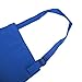 Opromo Colorful Cotton Canvas Kids Aprons with Pocket, Artist Apron & Chef Apron(S-XXL)-Blue-XL