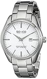 SO&CO New York Men's 5101.1 Madison Quartz Date Stainless Steel Watch