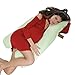 U Shaped Pregnancy Body Pillow with Zipper Removable Cover Full Body Pillows for Pregnant Women