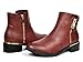 DREAM PAIRS MILANO Women's Fashion Winter Fur Interior Side Zipper Outdoor Riding Boots Booties