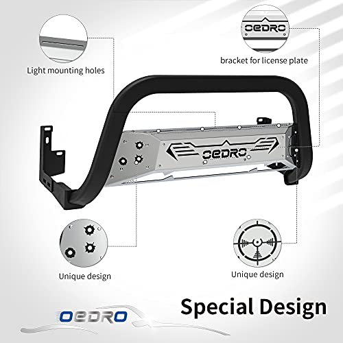 OEDRO Bull Bar Compatible for 20192022 Dodge Ram 1500 New Body, Pickup