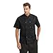 TopTie Unisex Short Sleeve Chef Coat Jacket, Black