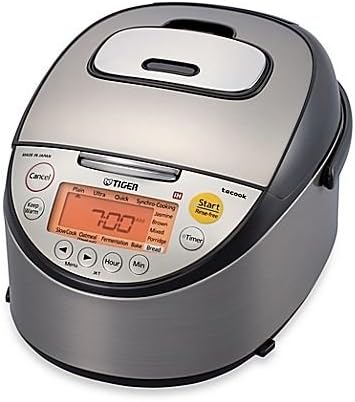 Tiger Micom 10-Cup Induction Rice Cooker and Warmer in Black