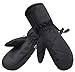 Andorra Kids Premium Weather-Proof Insulation Snow Mittens,Solids,S,Black