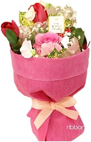 Amazon 1月31日のお届け 愛妻の日 そのまま飾れる 生花 チューリップと季節のお花のスタンディングブーケ Fl Is 07 花束 オンライン通販