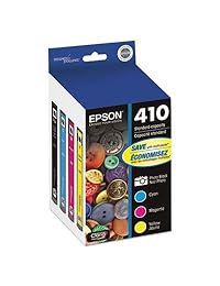 Epson - T410520 - Cartucho de tinta (410), colores negro, cian, magenta, amarillo, 4 por paquete.