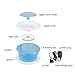 Pet Fountain, Cat Water Fountain Bowl with Replaceable Filter Dog and Cat Drinking Fountains, ,2L/67oz by Petphabet