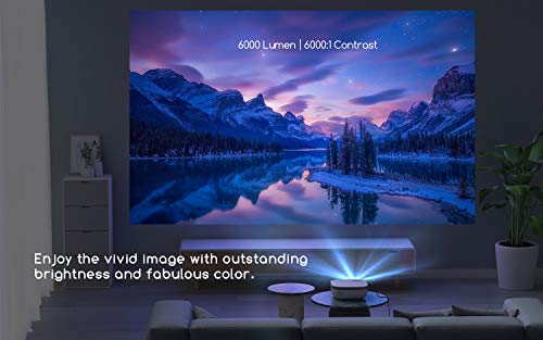 Portable Mini Bluetooth Projector with WiFi, COOAU Outdoor Movie Projector Supported 1080P Compact Home Projector… - Image 2