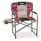 Guide Gear Oversized Director’s Camping Chair, 500-lb. Capacity, Mossy Oak Elements Agua