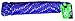 Rope King DBP-38100 Diamond Braided Poly Rope 3/8 inch x 100 feet