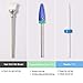 NATPLUS Ceramic Carbide Nail Drill Bits Set 3/32 7 Pcs For Cuticle Clean and Gel Nail Remove Bits for Nail Drill Machine E-file Nail Bits set. …