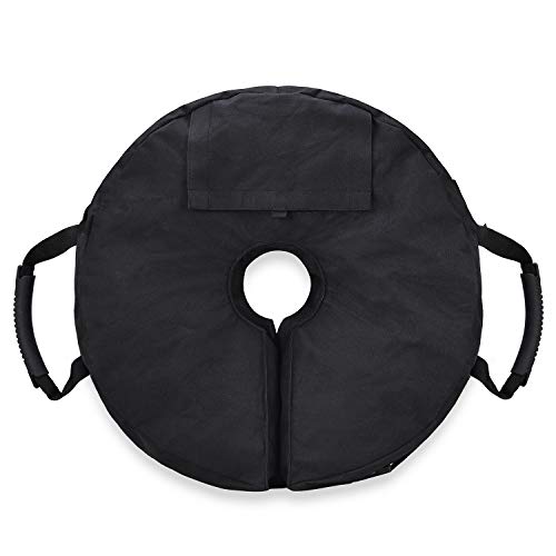 MaidMAX Umbrella Weights, Umbrella Base Weight Bag Sand Bags with Large Opening, for Patio Beach Outdoor Offset and Cantilever Umbrellas/Flagpoles, Round - Thumbnail 6