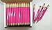Express Pencils Half Pencils with Eraser - Golf, Classroom, Pew, Short, Mini - Hexagon, Sharpened, Non Toxic, 2 Pencil, Color - Deep Pink, (Box of 48) Golf Pocket Pencils