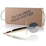 .50 Caliber Bullet Pizza Cutter with built-in Bottle Opener - 
