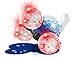 Mindscope Turbo Twisters Blue 49 MHZ Bright LED Light Up Stunt RC Remote Control Vehicle