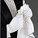 Amariver White Cotton Gloves, 6 Pairs 9.4'' Extra Large Size 12 Pcs Gloves