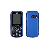 LG Cosmos VN250 Rubberized Hard Snap-On Case (Blue)
