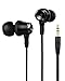 SoundPEATS in-Ear Headphones Wired Earbuds Stereo Bass Earphones Ultra-Light Sport Workout Headphones Comfort-Fit for Apple iPhone iPad iPod Samsung Android - Black