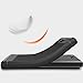 Sony Xperia XZ1 Compact Case, Dretal Carbon Fiber Shock Resistant Brushed Texture Soft TPU Phone case Anti-fingerprint Flexible Full-body Protective Cover For SONY Xperia XZ1 Compact/G8841 (Black)