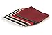 YOURTABLECLOTH Cloth Dinner Napkins100% Spun Polyester with Hemmed Edges 20x 20 Set of 12 (Burgundy)
