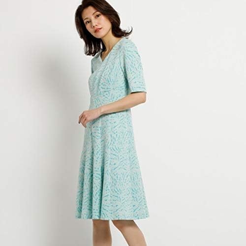 Amazon クード シャンス Coup De Chance 洗える 360度スタイルアップシリーズ ふくれジャージワンピース ライトグリーン 121 36 S ワンピース チュニック 通販