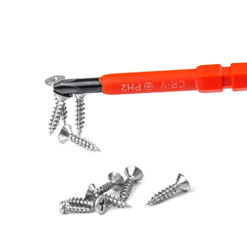 JJQHYC Isolierter Schraubendreher Satz Magnetic 14 in 1 Multifunktionales Kompakt Elektriker Wartungswerkzeug Kit – Bild 4
