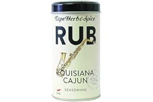 Cape Herb & Spice - Louisiana Cajun Rub, No MSG, no artificial flavouring, Non-GMO, Halal, Vegan, 100g