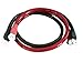 Whistler IC-2000W Power Inverter Cables with Ring Terminals: 2 AWG Gauge Wire, 2000 Watt Rated, 3 Foot Cables