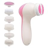 EVERMARKET Facial Massager Face Brush with 7 Brush Heads Facial Brush 7 in 1