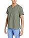 Dickies Men's Signature V-Neck Scrubs Shirt, Olive, Large