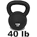 Titan Fitness 40 LB Competition Kettlebell, Single Piece Casting, LB Markings, Full Body Workout