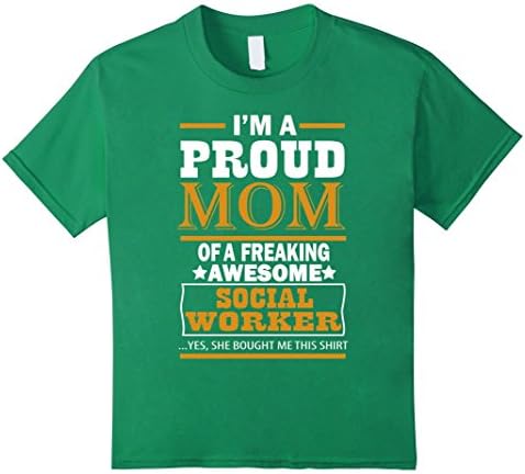 Kids Social Worker - Happy Mother's Day TShirt 4 Kelly Green